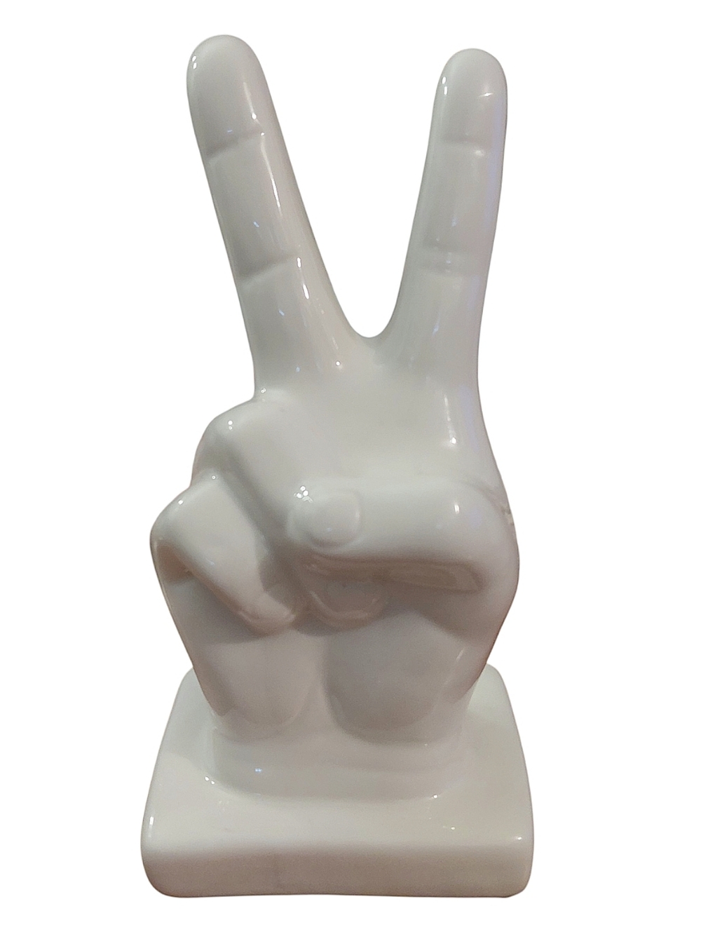 Peace Sign Ceramic Decor